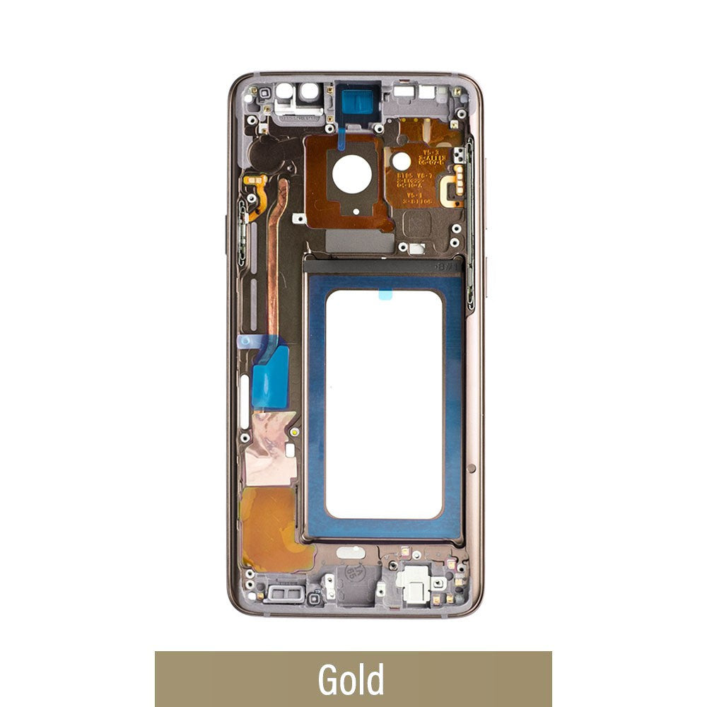 Chassis Mid Frame Cover Replacement Assembly for Samsung Galaxy S9 Plus G965F-Gold Chassis Mid Frame Cover Replacement Assembly for Samsung Galaxy S9 Plus G965F-Gold